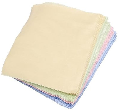 TOKIDNY 100 Stück Mikrofasertücher 13x13cm Fusselfreies Reinigungstuch Für Brillen Kameraobjektive Smartphone Bildschirme Schonend Und Gründlich Vielseitig Einsetzbar Für Elektronik Und Uhren