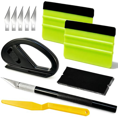 Umaki Pro Vinyl Wrap Tool Kit for PPF/Car Tinting Installation - Vehicle Details Wrapping Set