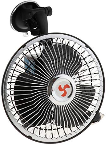 6'' 24V Car Vehicle Truck Windshield Electric Fan Cooling System Suction Cup