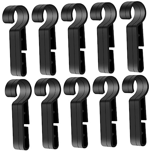 ABOOFAN 100pièces Crochet pour Lampe Frontale De Casque De Chantier Clips De Fixation pour Casque Accessoires pour Éclairage Professionnel