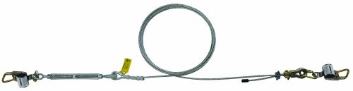 3M DBI-SALA SecuraSpan 7403260 Horizontal System, 260-Foot Galvanized Cable Lifeline, Includes Tensioner, Termination and Mounting Hardware, Zorbit Energy Absorber