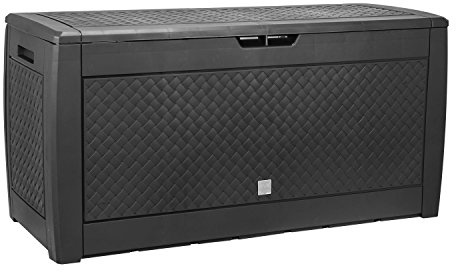 Prosper Plast Boxe Matuba Gartenbehälter, 119 x 48 x 60 cm, anthrazit, 119 x 48 x 60 cm