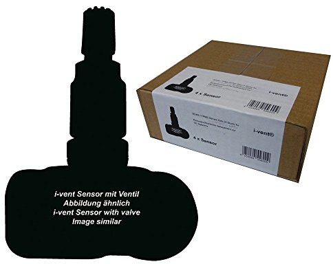 i-vent RDKS/TPMS Sensor-Satz (4 Stück) für Opel/Vauxhall Zafira Tourer C (Typ C) von 06-2014 bis 12-2017 - Reifendruckkontrolle Replacement zur OE-Referenz 13581560