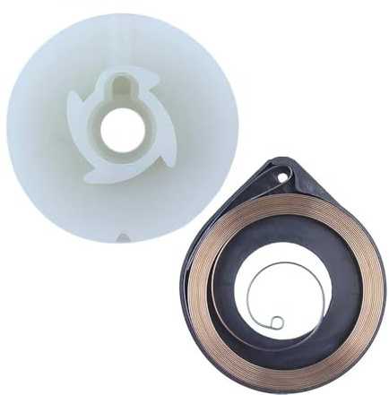 Luxuypon Ersättnings startremskiva Recokil fjäderkit kompatibel med 51 55 505303735 501763101 Motosierra Gasolina