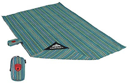 GRAND TRUNK Adventure Sheet Outdoor Blanket | Sand-Proof, Water-Resistant Beach & Picnic Blanket for Camping & Travel | Lightweight, Compact 7' x 7' | Serape