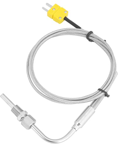 TOPINCN EGT Thermocouple Type K for Exhaust Temperature Sensors with Exposed Tip 1/8 Npt Thread Connection