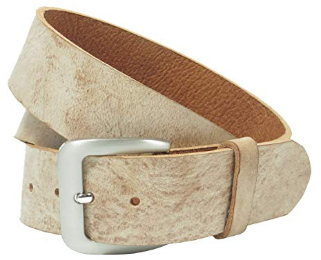 Kollektion Chrissys-in Ledergürtel beige aus Rindleder 4 cm breit aus eigener Fertigung (85)