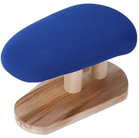 Tisch-Bügelbrett, Professionelles Tragbares Kleines Bügelbrett mit Elastischem Rand und Rutschfestem Design, Stabiler Holz-Bügeltisch Zum Quilten, Nähen, Basteln, Bügeln zu Hause(Quadrat)