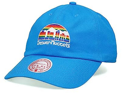 Mitchell & Ness NBA Denver Nuggets Team Ground 2.0 Dad Strapback Cap blau, OS