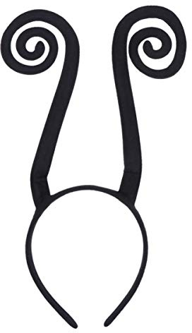 TOYANDONA Schmetterlings- Antennen- Stirnband für Mädchen Frauen - Antennen- Stirnband Schwarzes für Halloween- Cosplay- Kostümzubehör