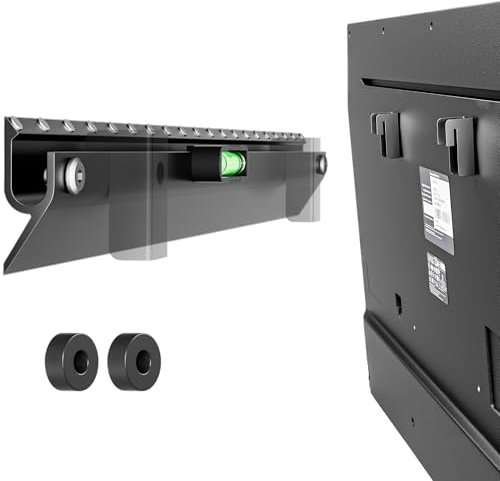 Studless TV Wall Mount for 22-55 Inch TVs, Slim No Stud TV Mount, Drywall TVs Bracket, Holds Up to 100 lbs, Max VESA 400x400mm - No Drill Easy Installation with Bubble Level
