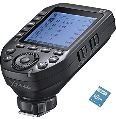 Godox XProII XProII-N Flash Trigger Transmitter für Nikon Kamera | 2.4G Kabelloser Blitzsender,HSS 1/8000S,Bluetooth-Verbindung,TCM-Transformationsfunktion,LCD-Display(Xpro-N Upgrade)