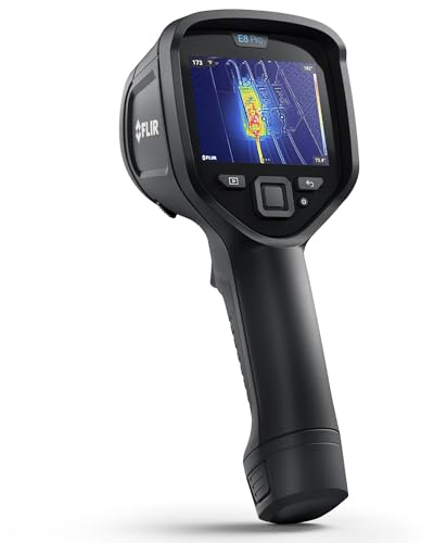 FLIR E8 Pro - Kommerzielle Wärmebildkamera mit WiFi, Hochauflösende Infrarotkamera mit FLIR Ignite Cloud | Infrarotkamera, -20 bis 550°C, MSX, 9Hz, Li-Ion-Batterie, Etui, Gewerbeinspektion