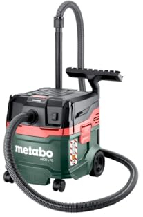 metabo aspiratore universale AS 20 L PC – 602083000 – Aspiratore a umido/secco con pulizia del filtro integrata – Cavo da 5,5 m