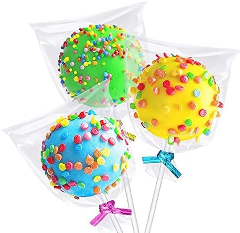 epcommerce: 100x Kleine Transparente Tüten, 8x11 cm, Cake Pop Tüten, Geschenkverpackung für kleine Gastgeschenke. (100)