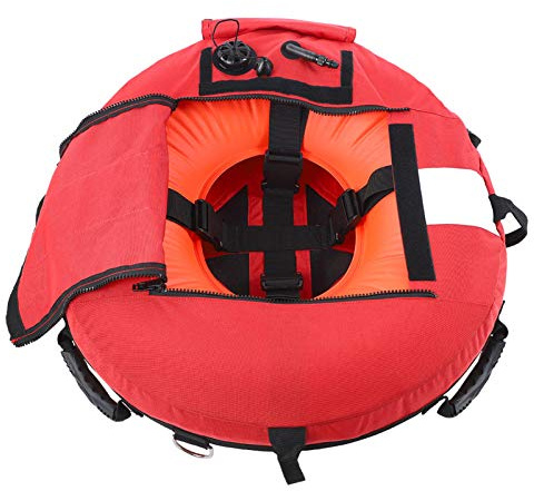 Dive Float Freedive 36 × 27 × 19 Aufblasbares Tauchen, Tauchen, Training, Sicherheitsmarker, Schwimmschild