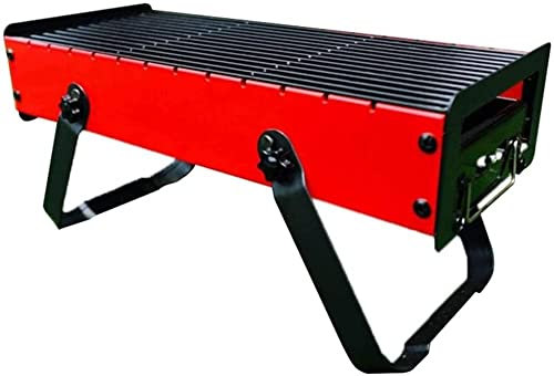 Set di griglia per Barbecue a Carbone Piegato, griglia per Barbecue in Acciaio Inossidabile, griglia da Tavolo per Picnic all'aperto, Patio