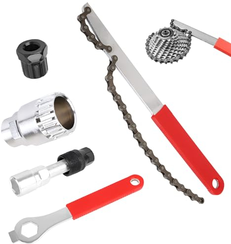 Outil pour vélo avec clé à chaîne/clé à pignon/clé à roue libre, kit d'outils pour chaîne de vélo de course de montagne pour vélo de montagne