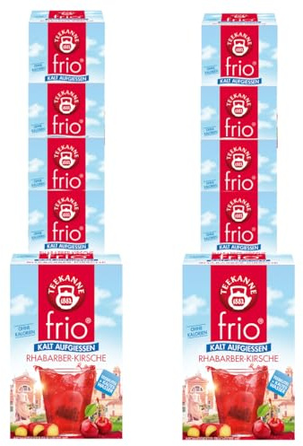 frio Rharbarber-Kirsche 10 Packungen à 18 Beutel, 450g
