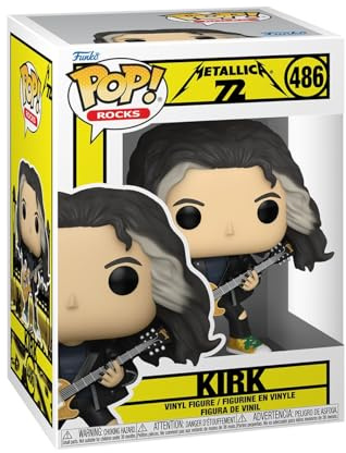 Funko Pop! Rocks: Metallica - Kirk - 72 säsonger - Samlarobjekt vinylfigur - Presentidé - Officiella varor - Leksaker för barn och vuxna - Musikfans - Modellfigur för samlare och display