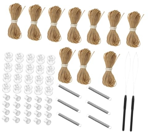 HAKIDZEL 2 Sets Rv Window Blind Cord Repair Kit Honeycomb Shade Accessories for Camper Van Sunshade Maintenance Travel Use