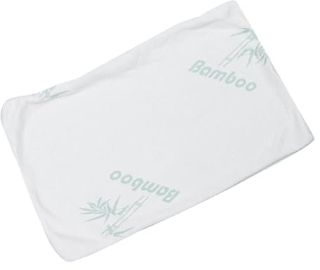 ELAYARD Atmungsaktiver Memory Foam Kissenbezug 60x40cm Ergonomisch Mit Bambusfasern Haarschutz Und Pflegeleicht Für Nackenkissen Im Büro Und Zuhause