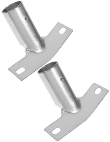 Broom Handle Bracket 2pcs Iron Replacement Mounting Tip | Broom Handle Holder, Brush Handle Bracket Metal, Extension Screw, Broom Handles Wooden 6ft