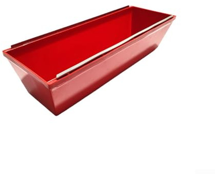 Durashmall Caja de mezcla de cemento de plástico ABS 35 5x12x9cm Masilla para reparaciones de edificios y mezcla de pintura, herramienta de construcción eficiente para bricolaje y uso profesional