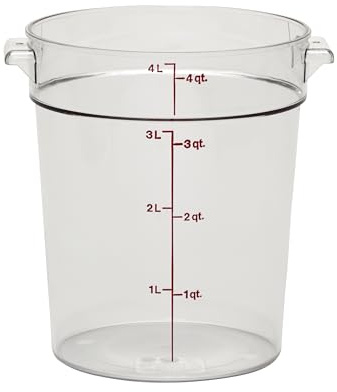 Contenitore rotondo per alimenti in policarbonato Camwear, 4 Quart