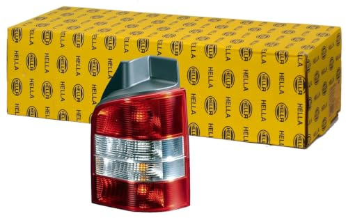 Hella 2SK 008 579-211 Heckleuchte - Glühlampe - glasklar/rot- ECE - links | Kompatibel mit: VW TRANSPORTER T5 Kasten