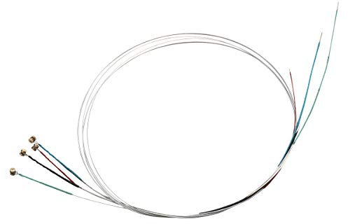 WINOMO Violinsaiten 4/4 3/4 Stahlsaiten Geigensaiten Saiten G D A E Geigensaiten Satz, Silber