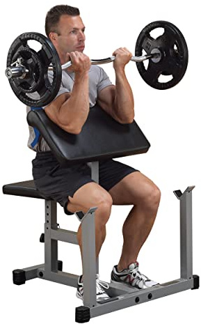 Powerline Bizep Curl Maschine Preacher, Grau, One Size, PPB32X