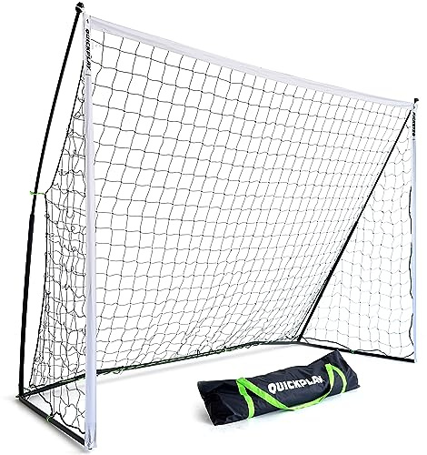 QUICKPLAY Kickster Soccer Goal Range – Ultra Portable | Quick and Easy Set Up | Includes Net and Carry Bag | Available in 7 Sizes | Backyard Soccer Net for Kids & Adults [Single Goal]