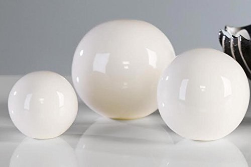 Casablanca Dekokugel 'Whiteball' weiß 3erSet