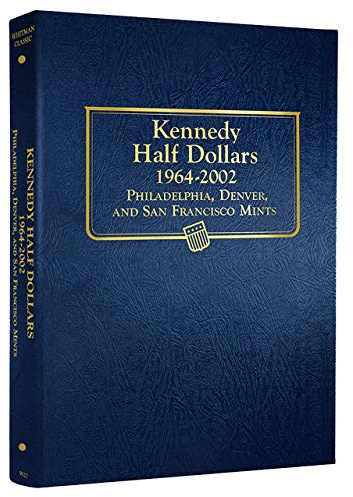 Whitman US Kennedy Half Dollar Coin Album 1964 - 2002 #9127