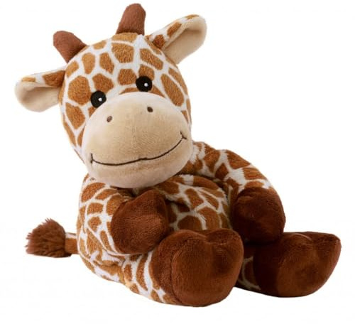 Buosha Wärmflasche Giraffe, 200113: Polyester, Thermokompress, Thermal Compress, Heizdecke, Unkonventionell, Braun