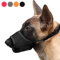 HEELE Maulkorb Für Hunde, Verstellbare Schlaufe, Atmungsaktiv, Sicherer, Schneller Sitz Für Kleine, Mittelgroße Hunde, Verhindert Das Beißen, Kauen Und Bellen (M, Schwarz)