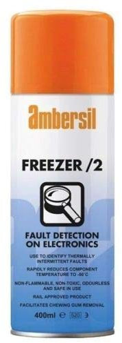 Pack of 3 Ambersil Freezer /2 Fault Detection Spray For Electronics 33183