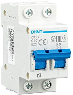 CHINT Interruptor Automatico 2P serieGB Magnetotermico Gama Domestica Curva C (40A)