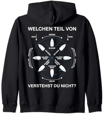 Manöverkreis Segeln | Lustiges Boot, Schiff & Yacht Kapuzenjacke