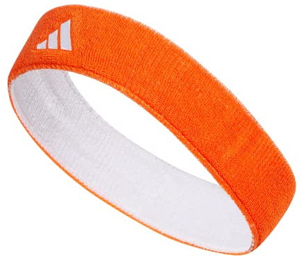 adidas Interval Reversible Headband, Team Orange/White/2, One Size
