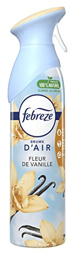 Febreze Fleur de Vanille Lufterfrischer-Spray, 300 ml, entfernt Gerüche und hinterlässt einen frischen und leichten Duft
