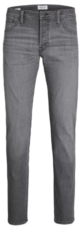 JACK & JONES Jjiglenn Jjoriginal SQ 703 Noos Slim Fit Jeans, Grey Denim, 36W / 34L