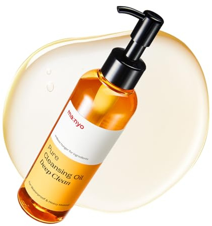 ma:nyo Reines Reinigungsöl Korean Gesichtsreinigungsmittel, Mitesser schmelzend, tägliche Make-up-Entfernung mit Arganöl, für Frauen Koreanische Hautpflege 6,7 fl oz (Deep Clean)