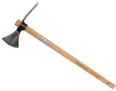 IDEALSPATEN - Made in Germany Since 1899 - Munich Mattock Professional Landscape Mattock for Cutting and Farming 6.75lb - 41.5lb (Munich)#IS420