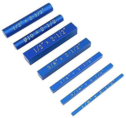 SFQEVHRZ Höhenmessblöcke, Router Table Setup Bars, 7-teiliges Messwerkzeug for Router- und Tischkreissägenzubehör for Kalibrieren Anderer Genauigkeiten von G