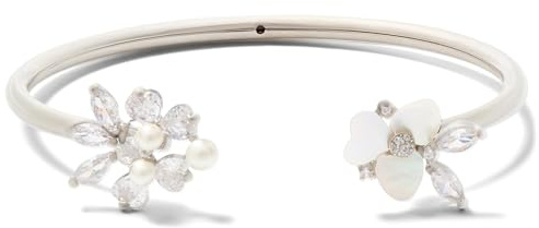 kate spade new york Precious Pansy Flex Cuff