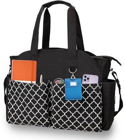 Horsande Lehrertasche Damen, Arbeitstasche Damen Büro, Lehrer Tasche Groß mit Laptopfach, Schultasche für Lehrerin, Arbeitstasche für die Schule