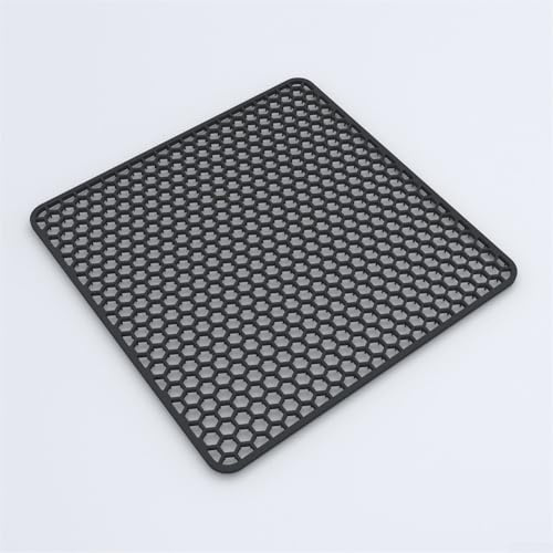 Tappetino in silicone per lavello, tappetini in silicone per lavello da cucina 30 cm, griglia di protezione per lavello, tamponi per asciugatura stoviglie e piatti, protezione piano di lavoro, 30,5 x