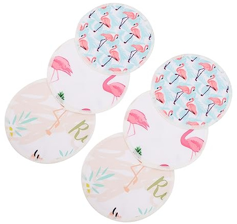 JOINPAYA 3paires Lot Coussinets d Allaitement Lavables Et Absorbants Pour Femmes Protègent Les Efficacement